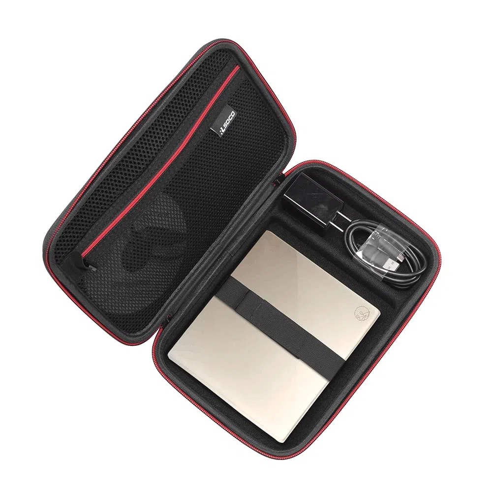 RLSOCO Étui de Transport pour ASUS/Verbatim/Hitachi-LG/HP/LG GP57EB40 Lecteur Externe de CD/DVD avec Chargeur et Plus (Convient aux lecteurs jusqu'à 17cm x 15cm x 3.5cm)