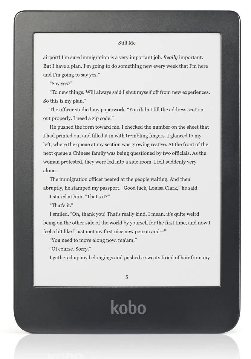 Kobo Clara HD | Liseuse eBook| Écran Tactile eInk Carta 6’’ Anti-Reflets | Luminosité Réglable et Température de Couleur | WiFi | Capacité 6000 eBooks (Reconditionné)