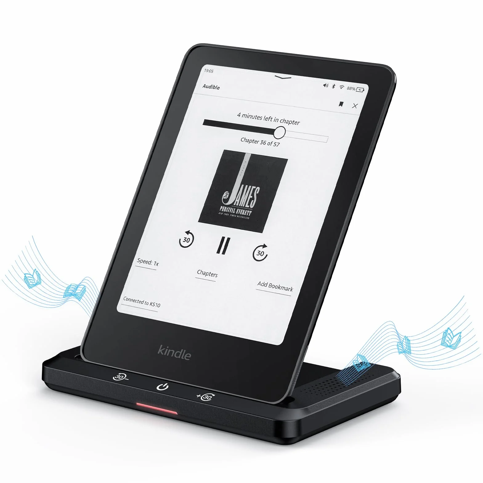 Station de chargement sans fil pour Kindle Paperwhite Signature Editions (modèles 2022 et 2024) et Colorsoft Signature Edition (32 Go)
