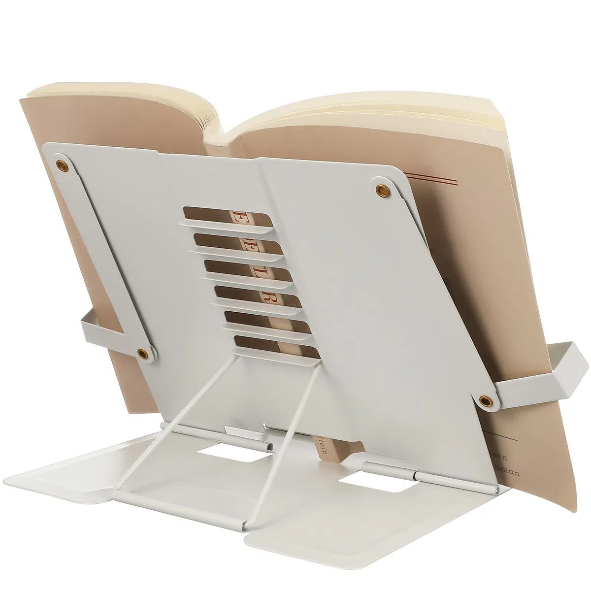 Support de Lecture Réglable pour Table Compact et Pliable Accessoire Polyvalent pour Tablettes et Manuels Support Portable et Gain de Place