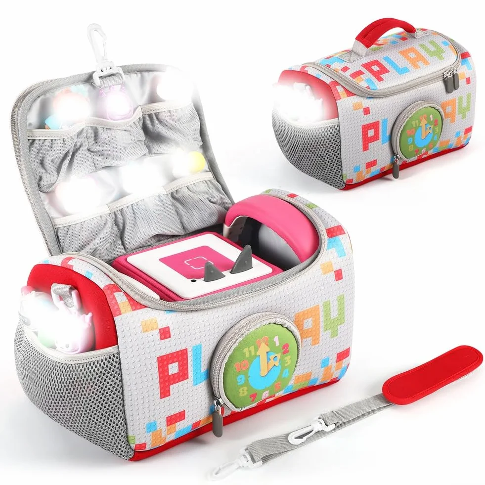 Étui de transport pour kit de démarrage Toniebox, sac de rangement pour lecteur audio Toniebox, boîte de transport pour accessoires Toniebox, sac de transport pour lecteur audio Toniebox et écoute