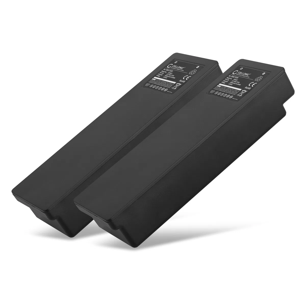 CELLONIC 2X Batterie pour Télécommande Compatible avec Scanreco 592, Mini, 590, 1026 - (2000mAh, 7.2V)