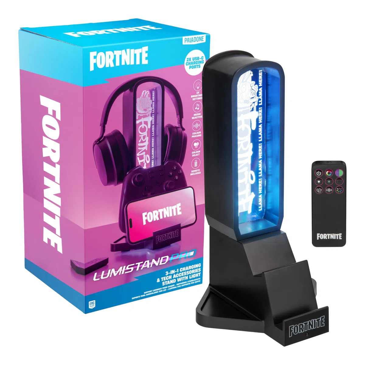 Paladone Fortnite Desk Headphone Stand with Light