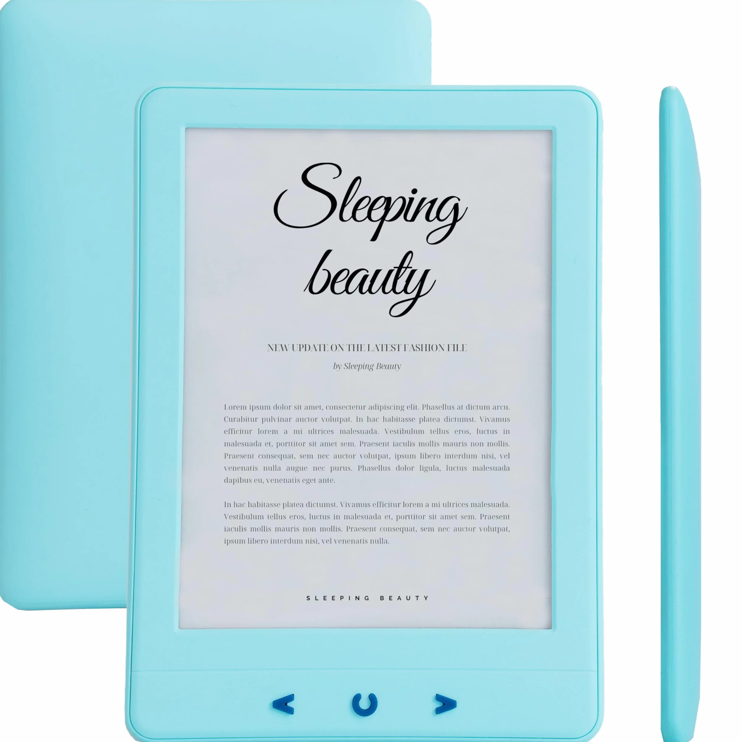 Silvergear® Ebook Reader avec Rétroéclairage | Écran Tactile E-Ink de 6 Pouces | Mémoire de 4 Go pour 3000+ E-Books | E-Reader | Antireflet et Léger | Bleu