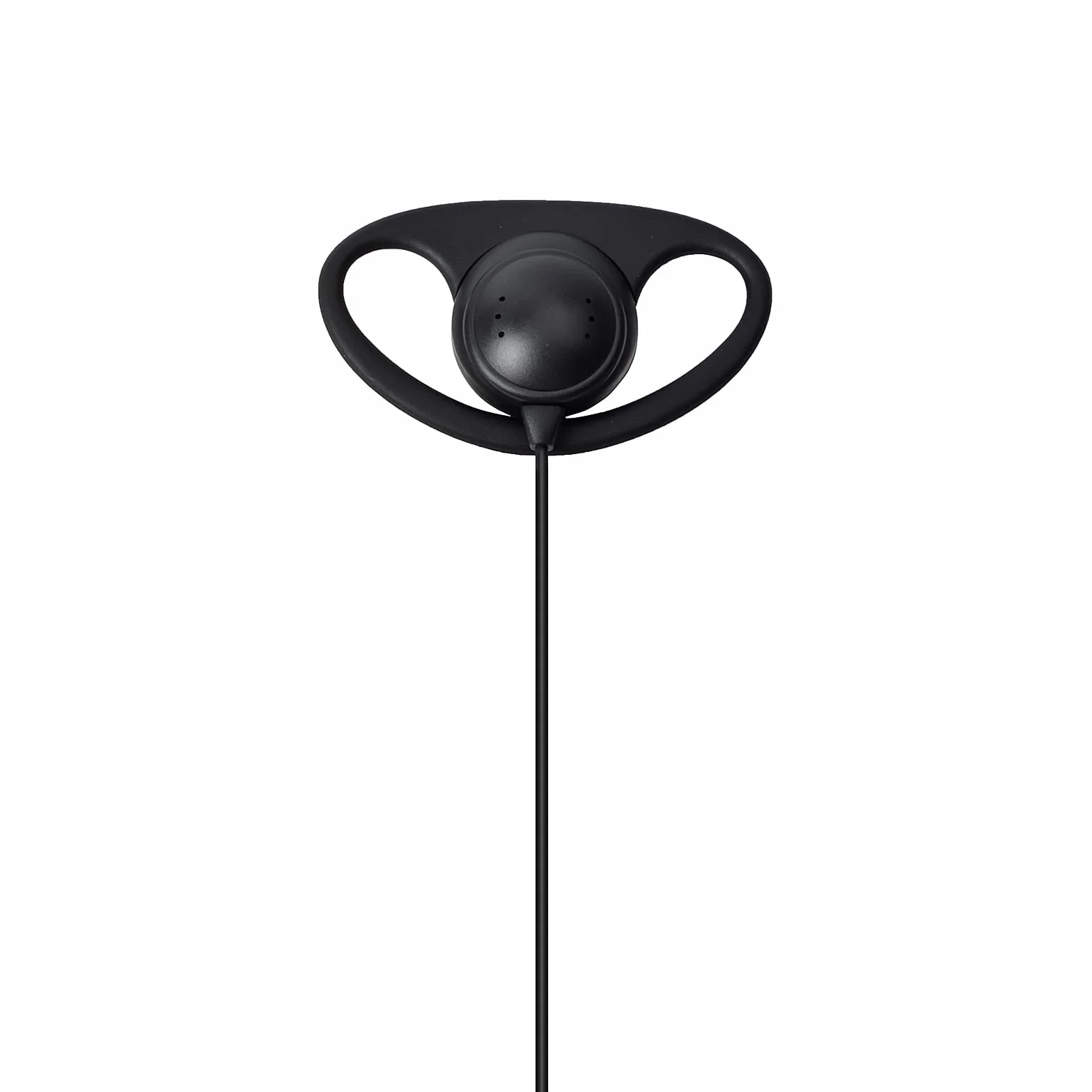 Oreillette de Talkie-walkie 1 Broche 2,5 mm Compatible avec Motorola TLKR T92 H2O T60 T80 T82 Extreme, Casque en Forme de D avec Micro (10 pièces)