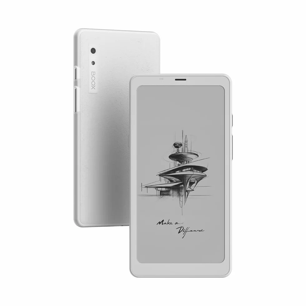 BOOX Palma 6,13" Mobile ePaper Liseuse 128 Go Android 11 Éclairage E-Ink G-Sensor WiFi (Blanc)
