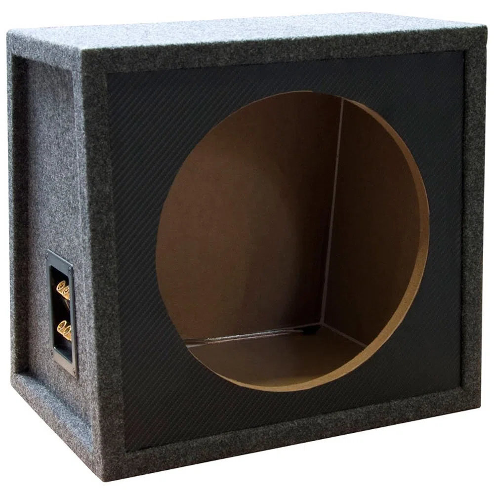 Necom MDF Caisson Vide pour Subwoofer 12-inch/30cm 2X Connexion