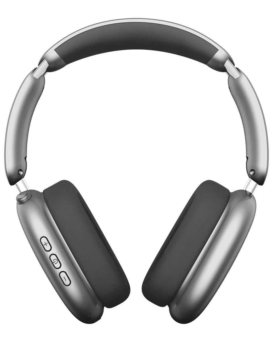 Wentronic Y02 Casque Supra-auriculaire sans Fil à réduction de Bruit,60H d'autonomiet,5 Modes de Musique EQ,Hi-Res Son,Basses Profondes, Bluetooth 5.4,Coussinets en Cuir Respirant (Gris)